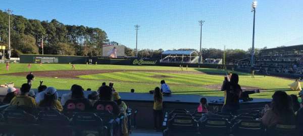 Grayson Stadium, section: RSVD 1, row: 2, seat: 5