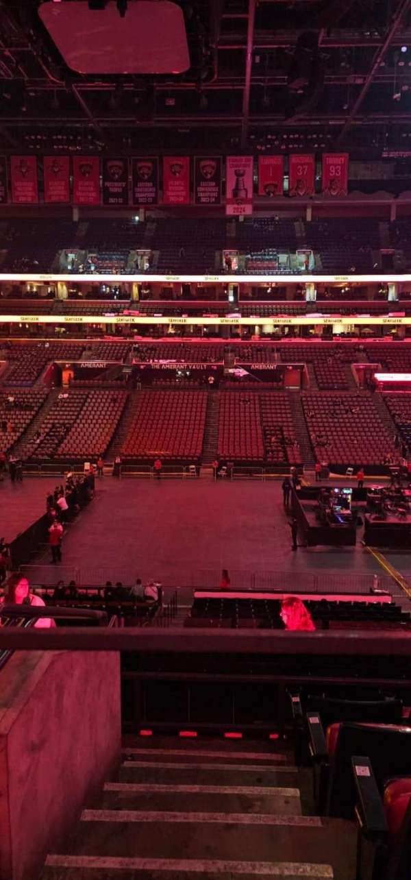 Amerant Bank Arena, section: 117, row: 25, seat: 12
