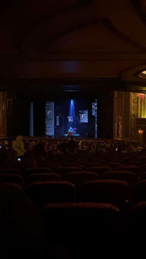 Embassy Theatre, Fort Wayne, section: SECA, row: BB, seat: 3