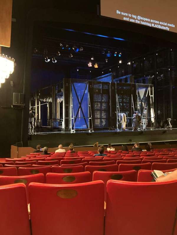Dorothy Chandler Pavilion, section: Orch, row: N, seat: 57