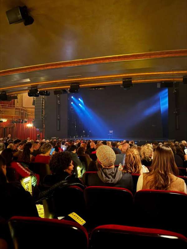 St. James Theatre, section: Orchestra R, row: R, seat: 6