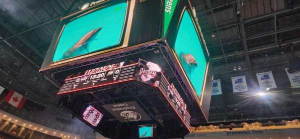 Prudential Center, section: 9, row: 5, seat: 8