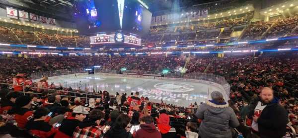 Prudential Center, section: 21, row: 22, seat: 4