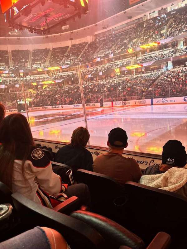 Honda Center, section: 206, row: D, seat: 1