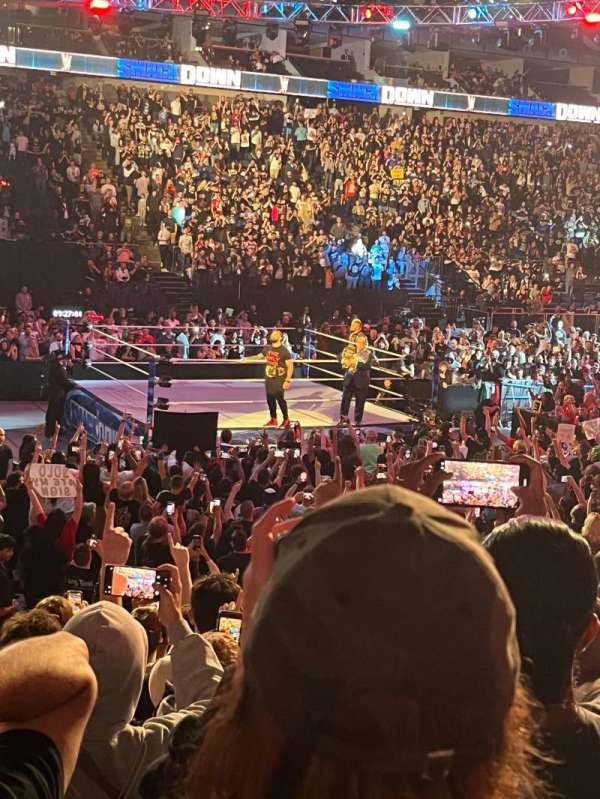 The O2, London, section: 110, row: M, seat: 311