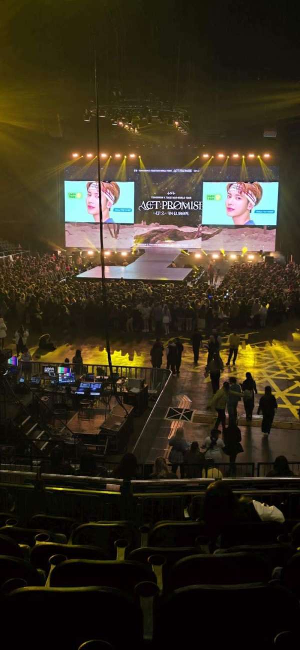The O2, London, section: 107, row: V, seat: 225