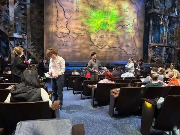 Gershwin Theatre, section: Orchestra L, row: F, seat: 1