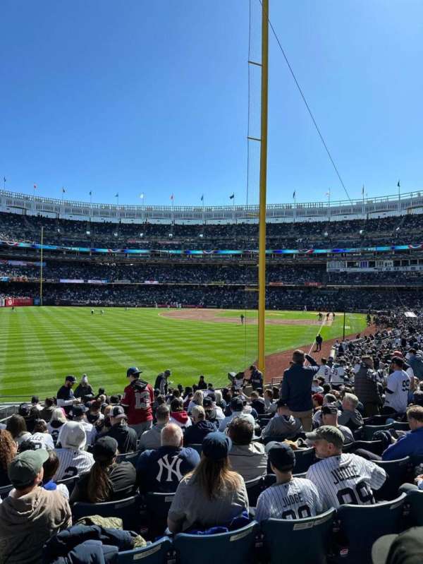 Yankee Stadium, section: 132, row: 16, seat: 19