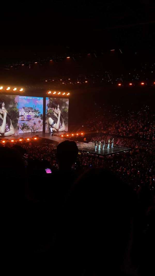 The O2, London, section: 103, row: X, seat: 103