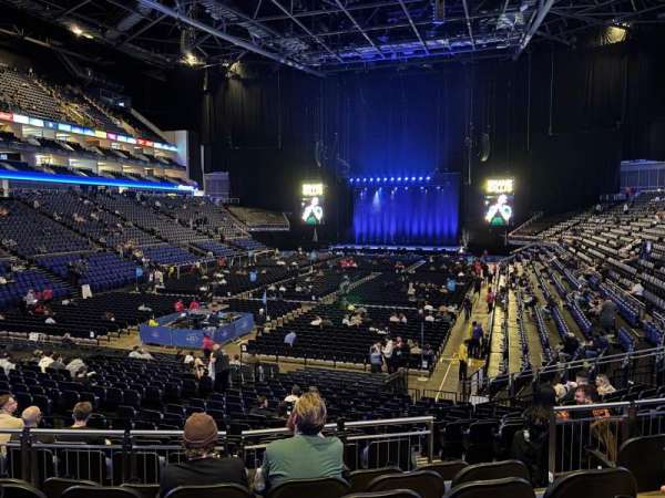 The O2, London, section: 108, row: T, seat: 238