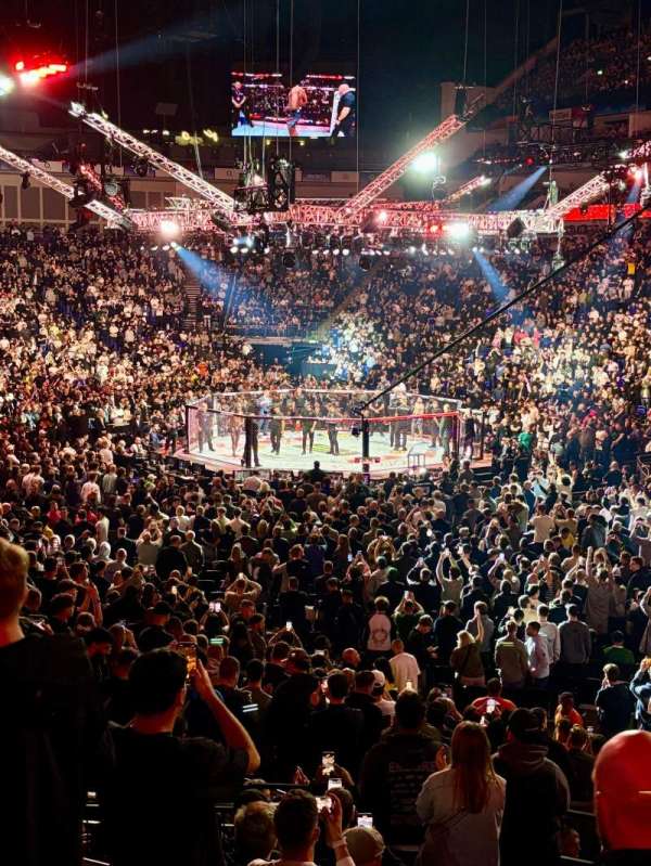 The O2, London, section: 104, row: S, seat: 139