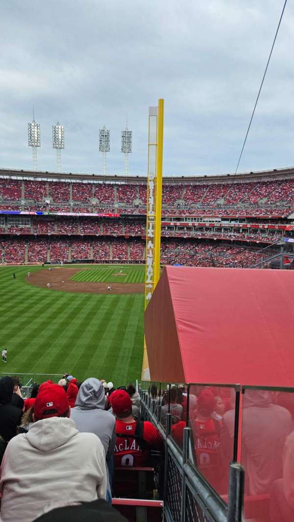 Great American Ball Park, section: 406, row: R, seat: 1