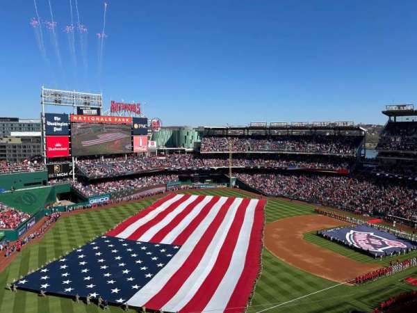 Nationals Park, section: 403, row: B, seat: 21