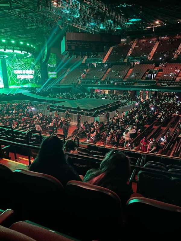 Kia Forum, section: 129, row: 8, seat: 9-10