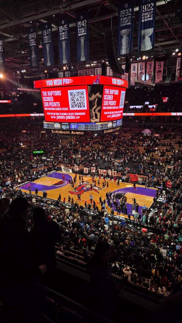 Scotiabank Arena, section: 319, row: 4, seat: 20