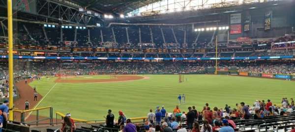 Chase Field, section: 105, row: 34, seat: 18