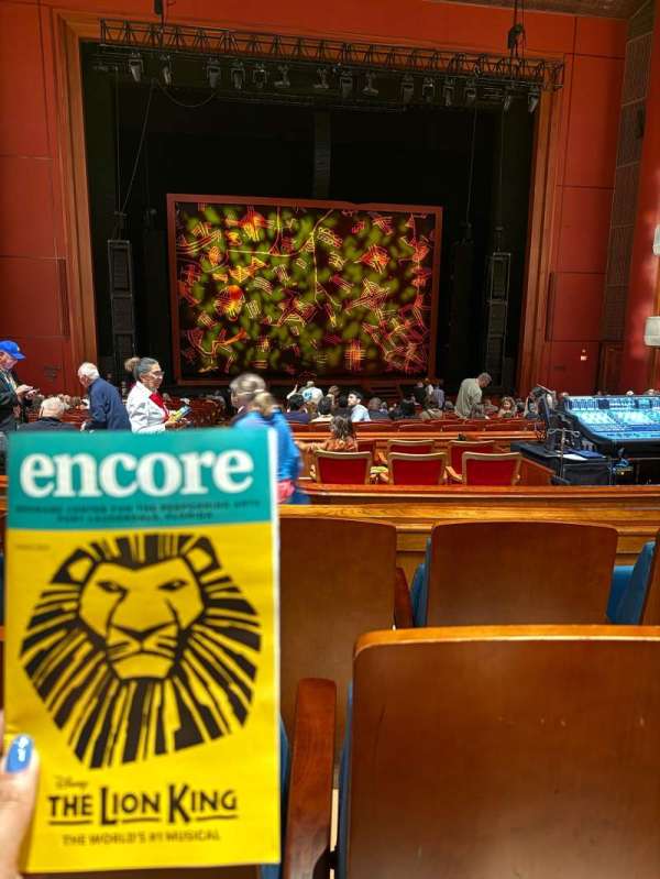 Au-Rene Theatre at the Broward Center, section: Orchestra C, row: CC, seat: 113