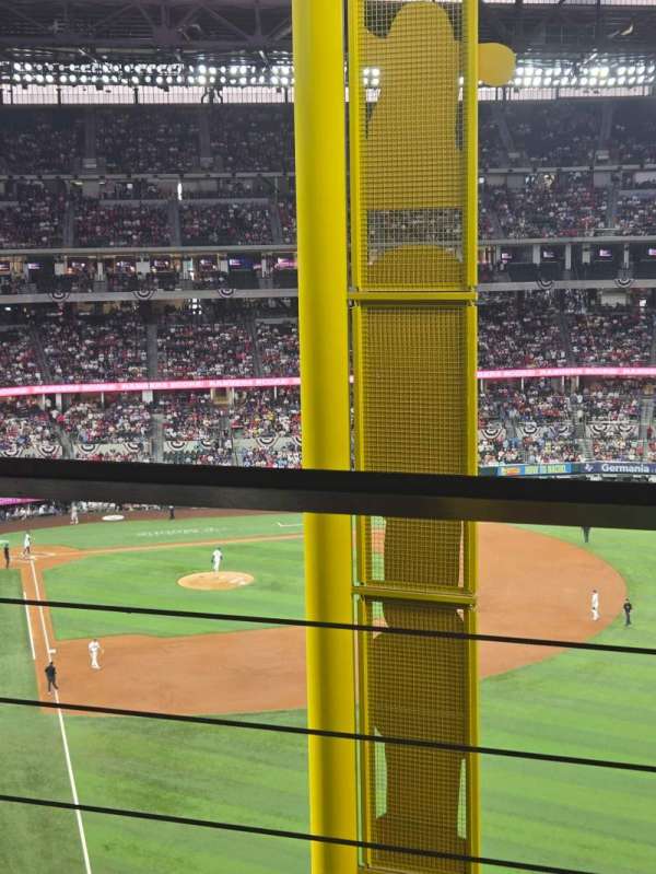 Globe Life Field, section: 231, row: 1, seat: 21
