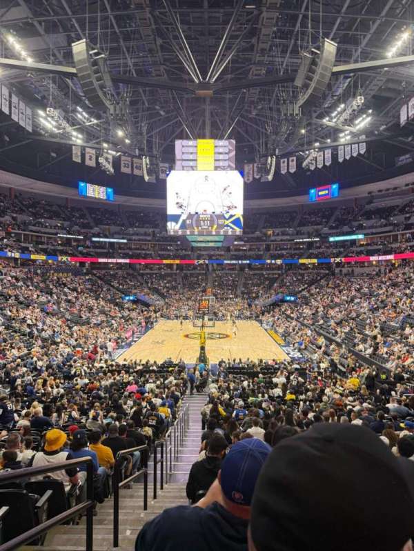 Ball Arena, section: 136, row: 20, seat: 12