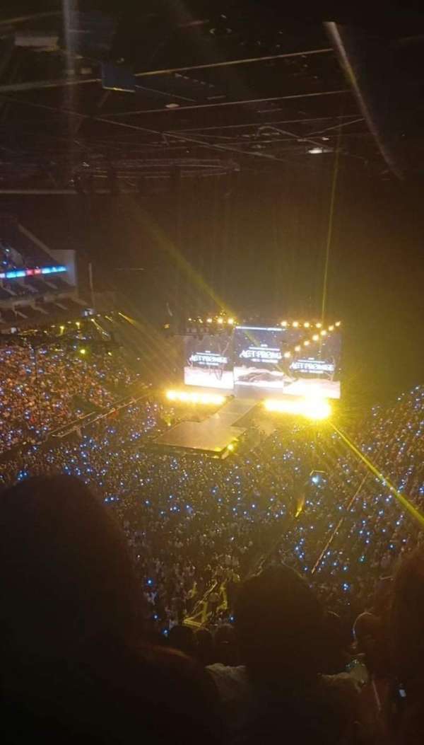 The O2, London, section: 414, row: N