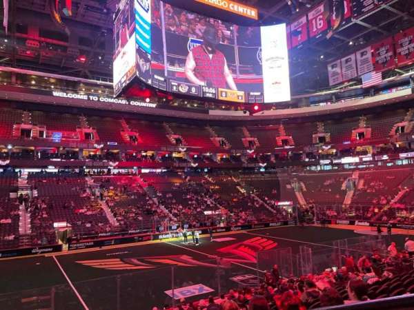 Xfinity Mobile Arena, section: 111, row: 17, seat: 20