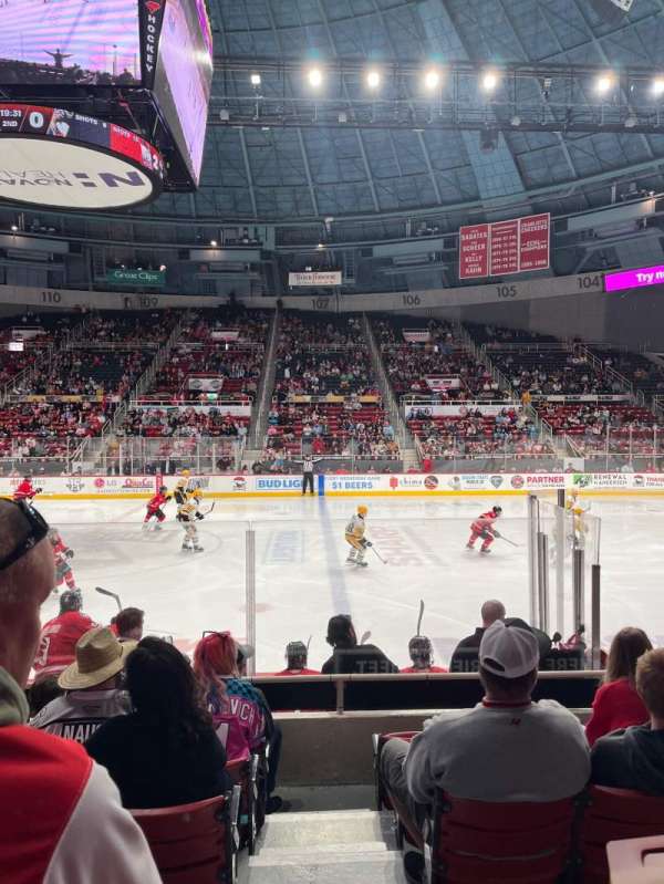 Bojangles' Coliseum, section: 124, row: F, seat: 10