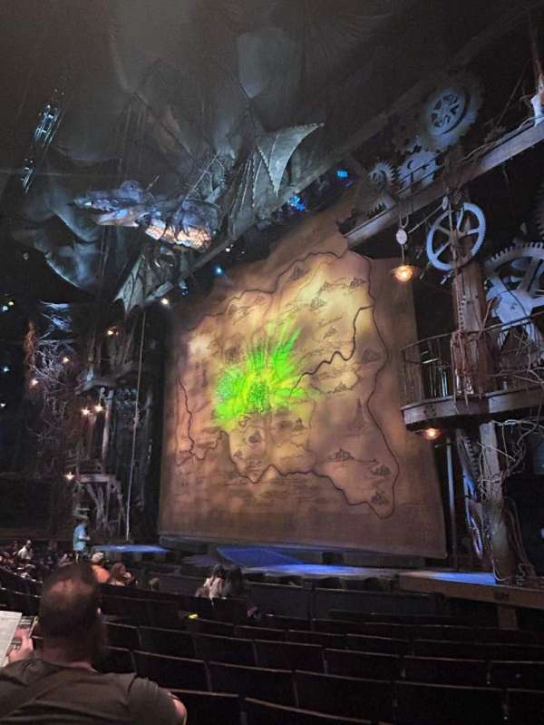 Gershwin Theatre, section: Orchestra R, row: E, seat: 22