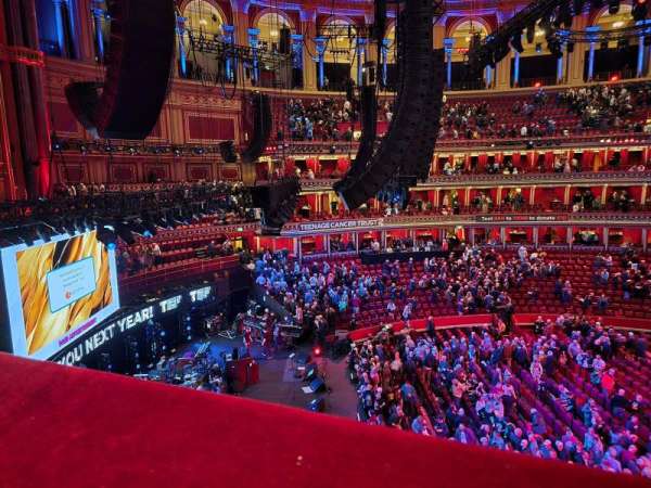 Royal Albert Hall, section: Second Tier 7, row: 1, seat: 4
