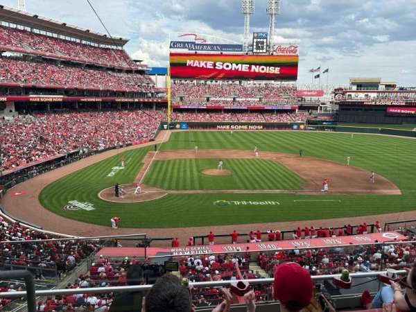 Great American Ball Park, section: 301, row: D, seat: 18