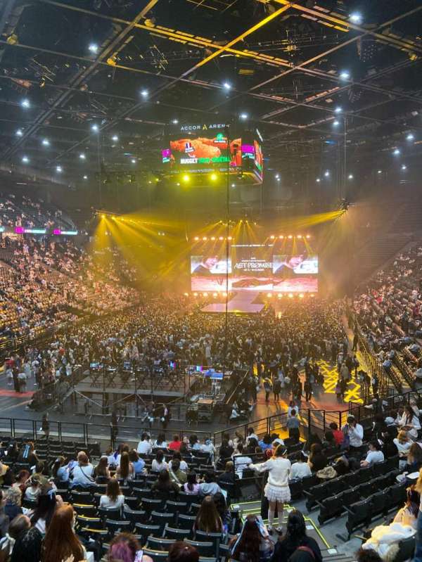 Accor Arena, section: Gradin A, row: 5, seat: 20