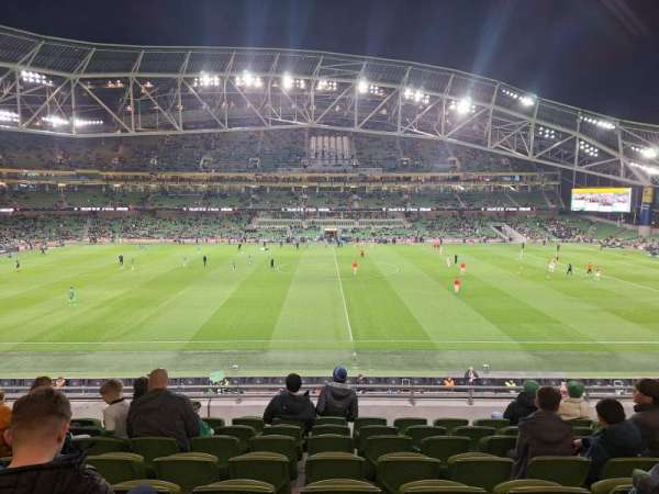 Aviva Stadium, section: 306, row: H, seat: 5