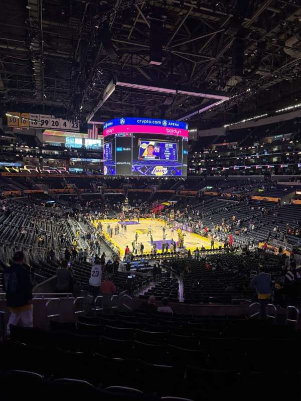 Crypto.com Arena, section: 208, row: 11, seat: 12