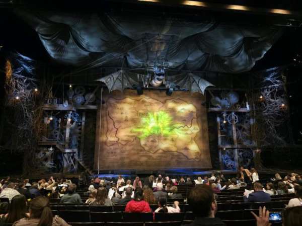 Gershwin Theatre, section: Orchestra C, row: O, seat: 105