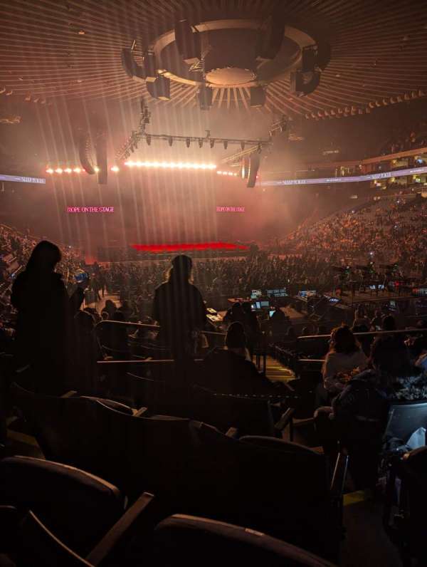 Oakland Arena, section: 109, row: 15, seat: 5