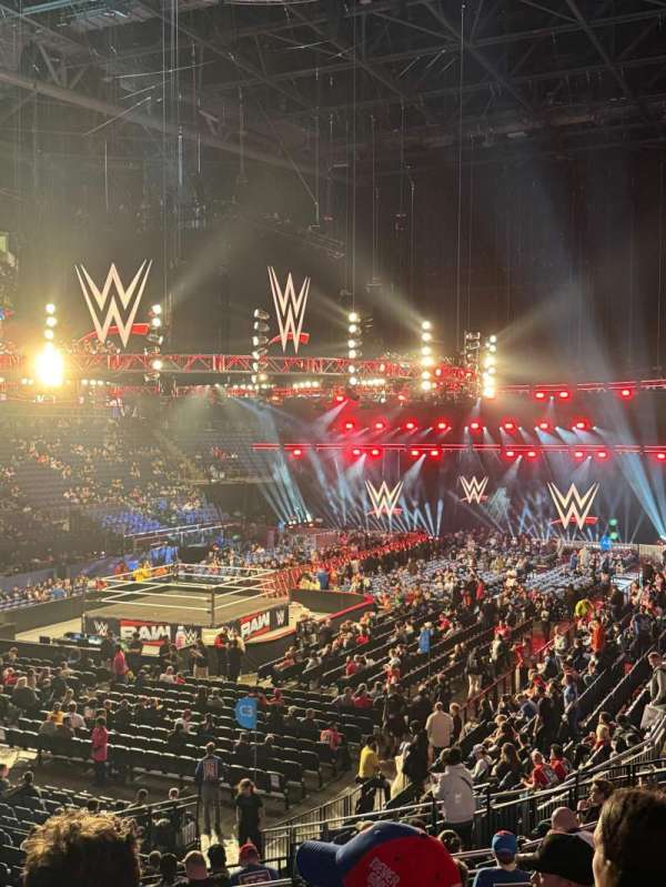 The O2, London, section: 108, row: W, seat: 256