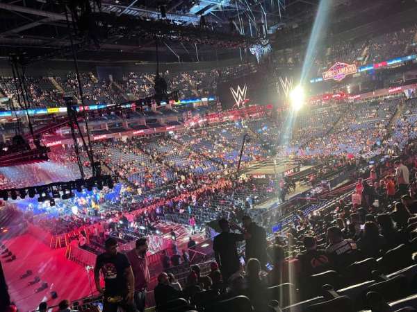 The O2, London, section: 118, row: X, seat: 1