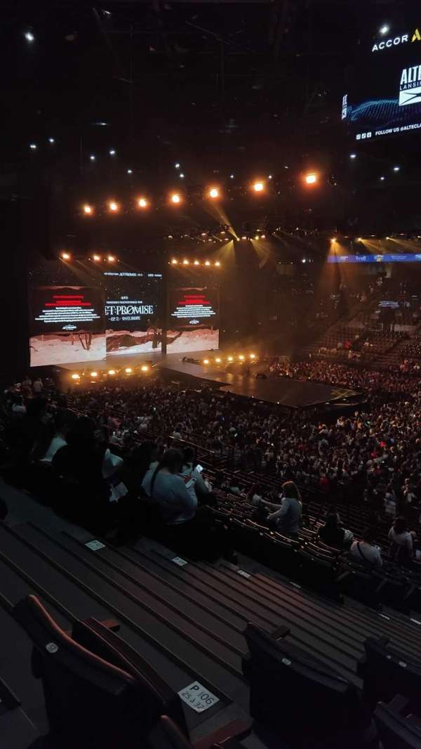 Accor Arena, section: Gradin P, row: 4, seat: 27