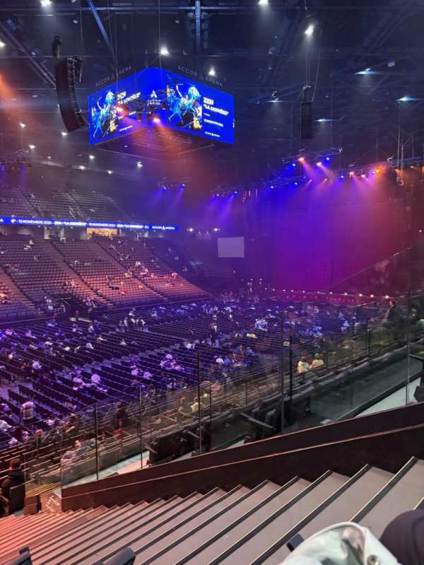 Accor Arena, section: Gradin D, row: 9, seat: 23