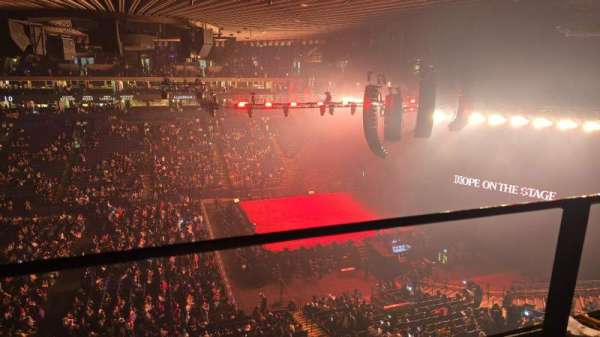 Oakland Arena, section: 232, row: 1, seat: 3