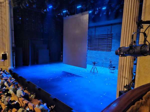 Music Box Theatre, section: Right Box A, row: RA, seat: 2