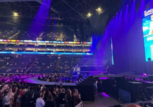The O2, London, section: 112, row: F, seat: 388