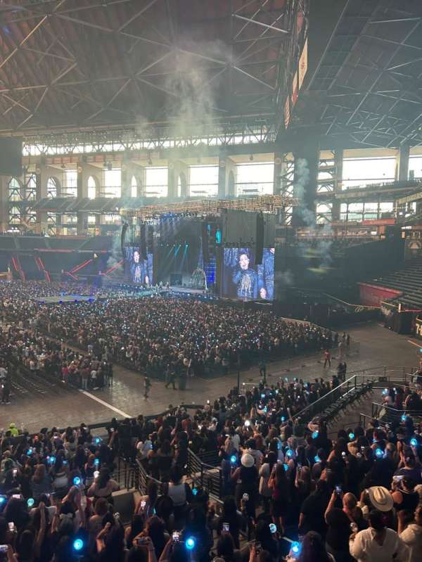 Globe Life Field, section: 124, row: 1, seat: 15