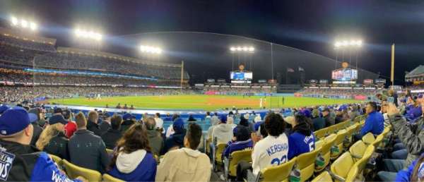 Dodger Stadium, section: 20FD, row: F, seat: 8