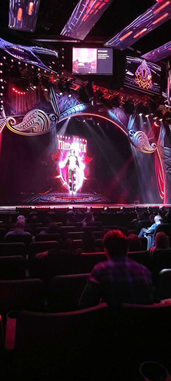 Criss Angel Theater, section: 103, row: J, seat: 6