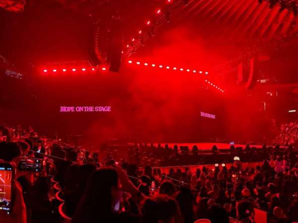 Oakland Arena, section: 114, row: 2, seat: 9