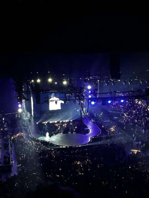 The O2, London, section: 410, row: U, seat: 688