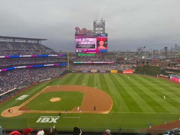 Citizens Bank Park, section: 314, row: 5, seat: 22