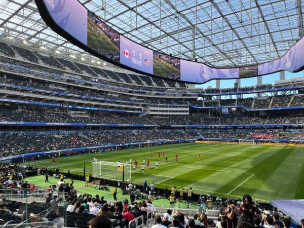 SoFi Stadium, section: 2SE-5, row: 1, seat: 8