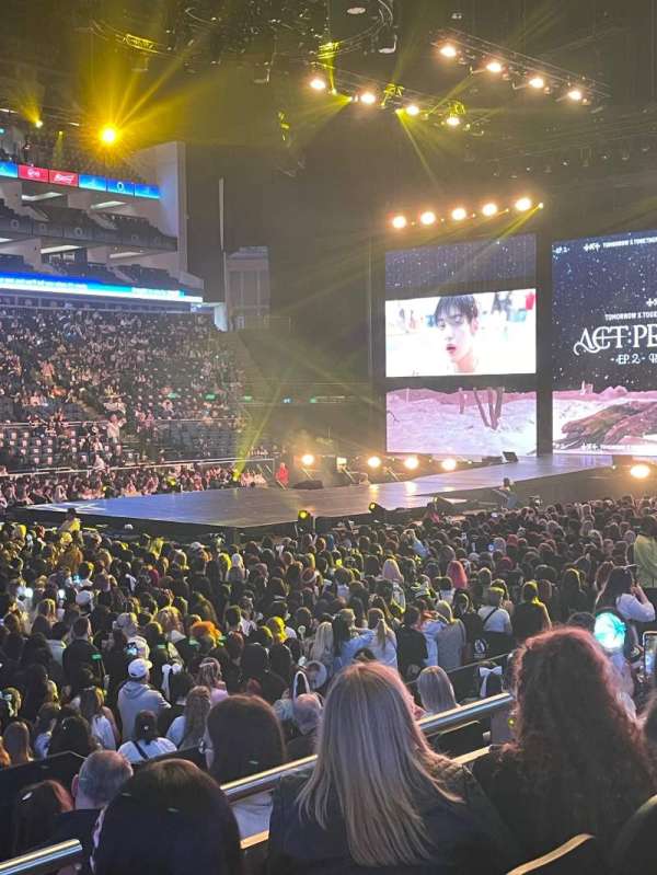 The O2, London, section: 110, row: K, seat: 313
