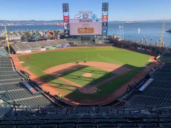 Oracle Park, section: VR315, row: 7, seat: 11